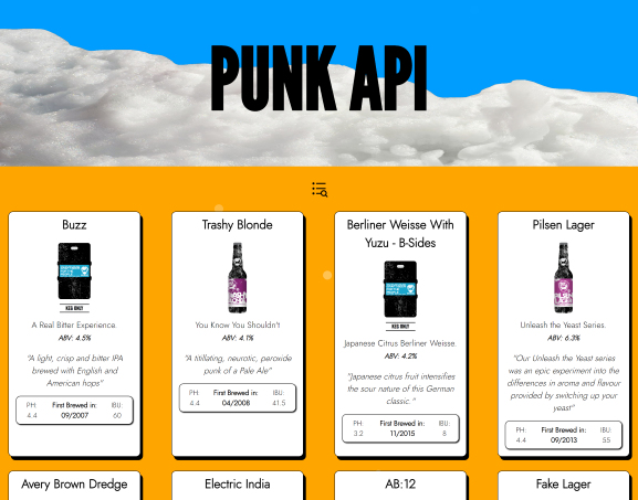 punk api project